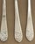 Metal Mid 20th Century Complete Waldorf Astoria Art Deco Engraved Silverware Set For Sale - Image 7 of 8