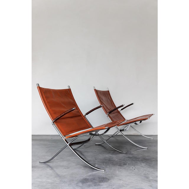 Copper Lounge Chairs from Fabricius and Kastholm, Set of 2 For Sale - Image 8 of 8