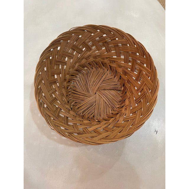 Crafted with traditional artisan techniques, this basket features a heavy-duty, 7-spoke criss-cross base foundation, which...