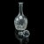 This is a vintage medium bodied wine decanter. An English, cut glass vessel ideal for serving Merlot or Grenache, dating...