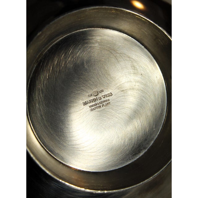 Metal Vintage Silver-Plated Quaich by Mappin & Webb, 2000s For Sale - Image 7 of 8