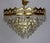 Metal Vintage Gilded Metal and Crystal Chandelier, 1990s For Sale - Image 7 of 11