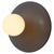 Vintage White Disc-Shaped Flush Mount, Italy, 1960s For Sale - Image 11 of 11