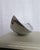 Silver Vintage Brushed Chrome Metal Catch All, 1980s For Sale - Image 8 of 12