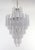 Art Deco Murano Chandelier Drop Shape Glass – 85 Glass, 7-Tier, Style Mid Century For Sale - Image 3 of 4