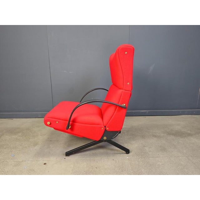 Black Vintage P40 Lounge Chair attributed to Osvaldo Borsani for Tecno, 1960s For Sale - Image 8 of 16