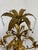 Mid 20th Century Italian Gilt Tole and Crystals Electric Candelabra Lamp For Sale - Image 11 of 18