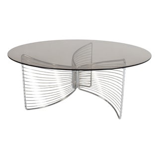 Space Age Coffee Table in Wire, Germany, 1970s For Sale