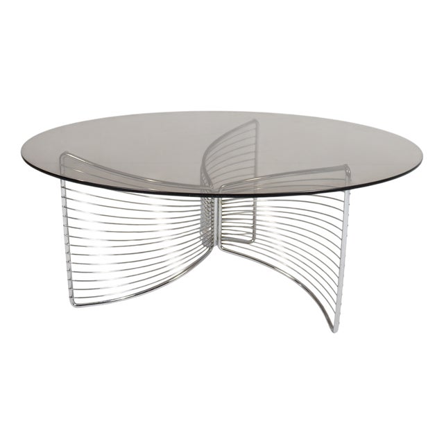 Space Age Coffee Table in Wire, Germany, 1970s For Sale