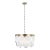 Sean Lavin By Visual Comfort Studio Mellita 6-Light Pendant in Satin Brass For Sale