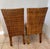 Gorgeous set of vintage rattan chairs. These chairs are quite sturdy and have thick all wood construction underneath as...