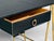 Jacques Adnet Attr., Desk, Black Leather, Brass, France, 1950s For Sale In New York - Image 6 of 15