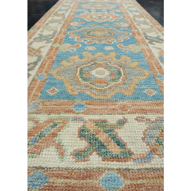 Textile Turkish Oushak Rug 2'7" x 5'10" #17660 For Sale - Image 7 of 8