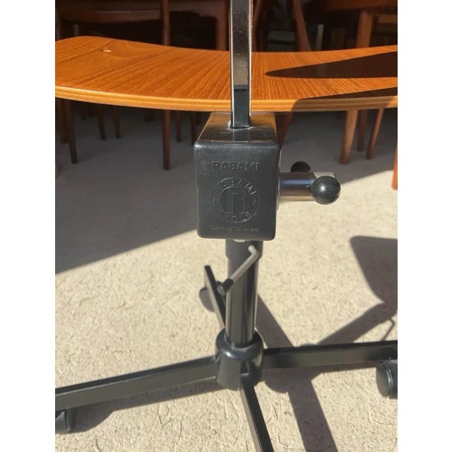 Mid-Century Modern Danish Kevi Swivel Office Chair by Jørgen Rasmussen for Rabami For Sale - Image 3 of 13