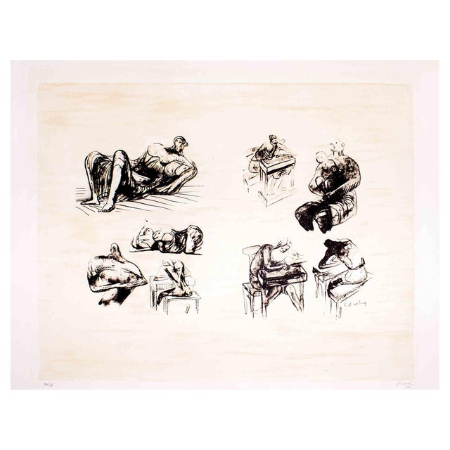 Henry Moore, Eight Sculptural Ideas, Lithograph, 1973 For Sale