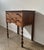 Oak Side Table with Drawers and Turned Legs, 1930s For Sale - Image 4 of 8