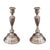 Antique Silver Candleholders, Set of 2 For Sale