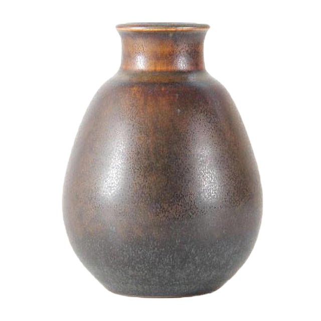 Small Vintage Vase by Erik & Ingrid Triller for Tobo Stengods Verkstad For Sale
