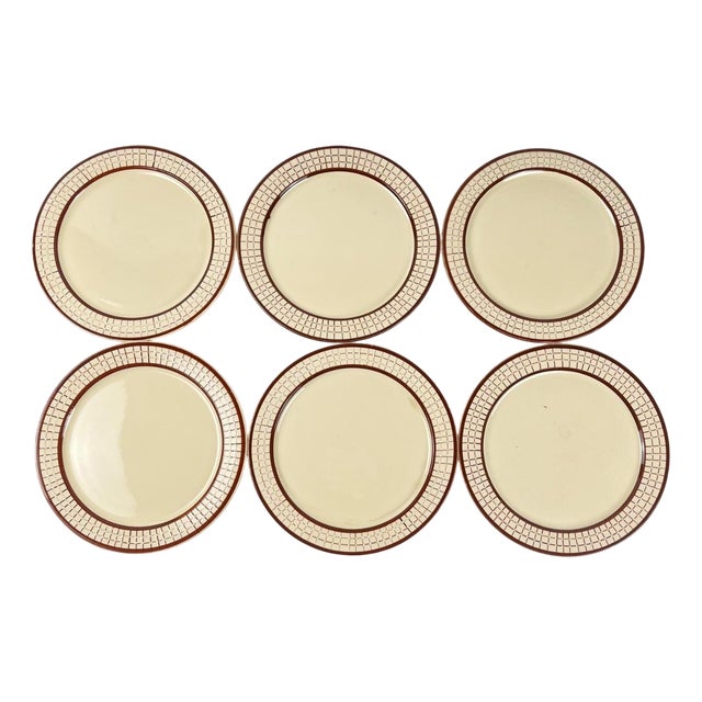 Colmar Dessert Plates from Longchamp, 1930s, Set of 6 For Sale