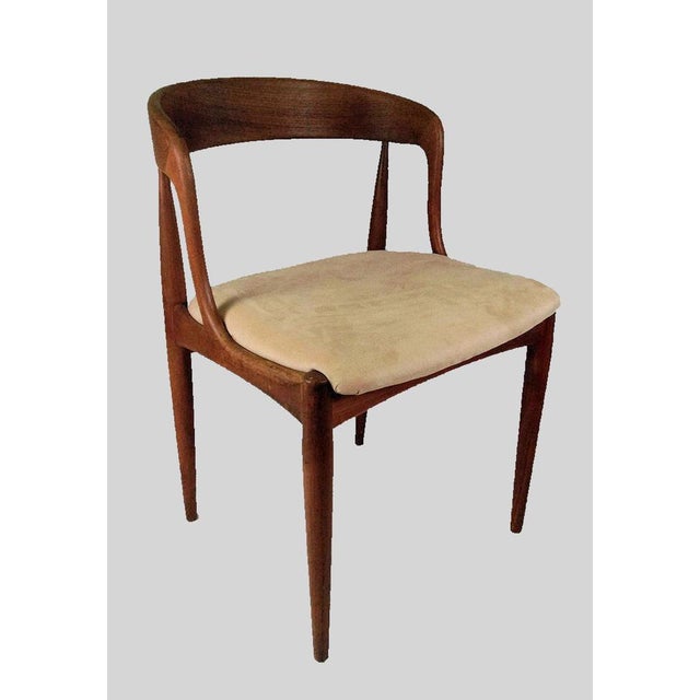 Teak Dining Chairs by Johannes Andersen for Uldum Møbelfabrik, Customizable Reupholstery, 1960s, Set of 8 For Sale - Image 9 of 12