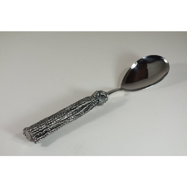 Italian Metal Serving Spoon by Piero Figura for Atena, 1980 For Sale - Image 14 of 14