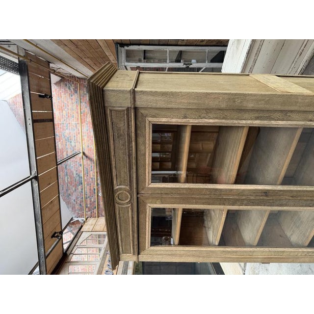 Wood Late 19th Century Oak Display Cabinet For Sale - Image 7 of 13