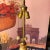 Stone 1970s Large Hand Carved Marble Lamp For Sale - Image 7 of 11