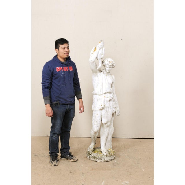 Early 20th Century Tall Classical French Garden Sculpture | Chairish