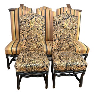 Set of 8 Vintage 1970s Trauvailles Inc. Dining Chairs – Sculptural Frames, Ideal for Reupholstery For Sale