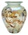Don Richardson Carlson Art Glass Iridescent Hearts & Vines Vase 5.75" For Sale