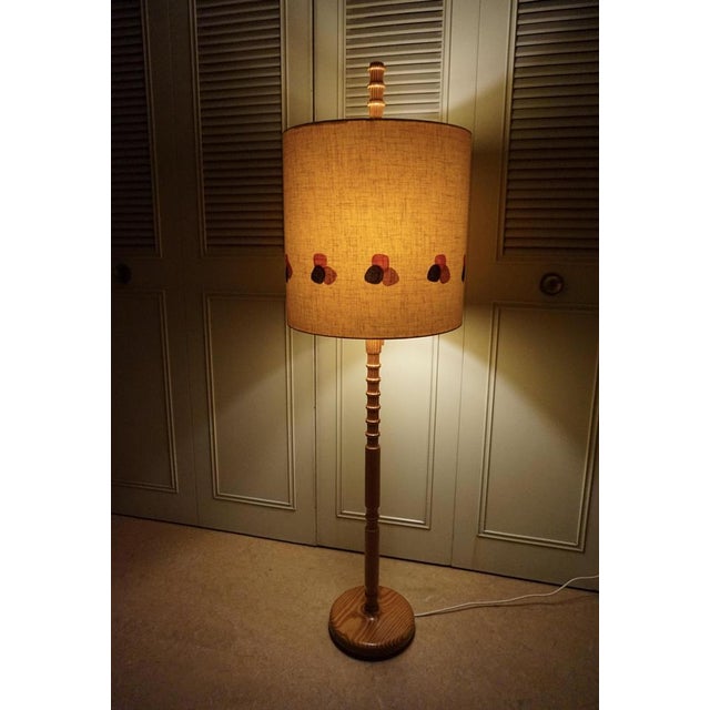 Mid-Century Scandinavian Pine Floor Lamp by Temde, 1960s For Sale - Image 16 of 18