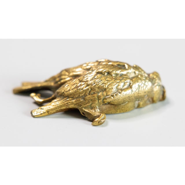 19th Century 19th Century French Gilt Bronze Wounded Sparrow Bird, After Comolera For Sale - Image 5 of 8
