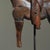 Vintage Folk Art Primitive Hand Carved Soldier With Horse Sculpture, Signed For Sale - Image 11 of 12