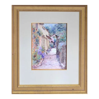 Mid Century Nantucket Street Landscape by Jane Brewster Reid For Sale