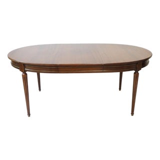 Louis XVI Style Oval Dining Table For Sale