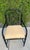 Brown Vintage Style Faux Bamboo Side Chair For Sale - Image 8 of 10