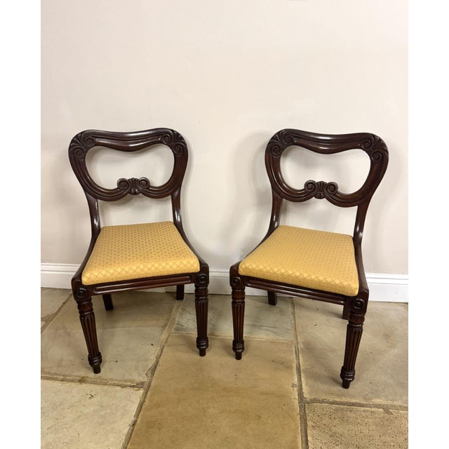 Hollywood Regency Antique Regency Mahogany Dining Chairs, 1820, Set of 6 For Sale - Image 3 of 8
