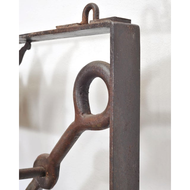 British Crown & Anchor Iron Hanging Tavern or Pub Sign For Sale - Image 13 of 18