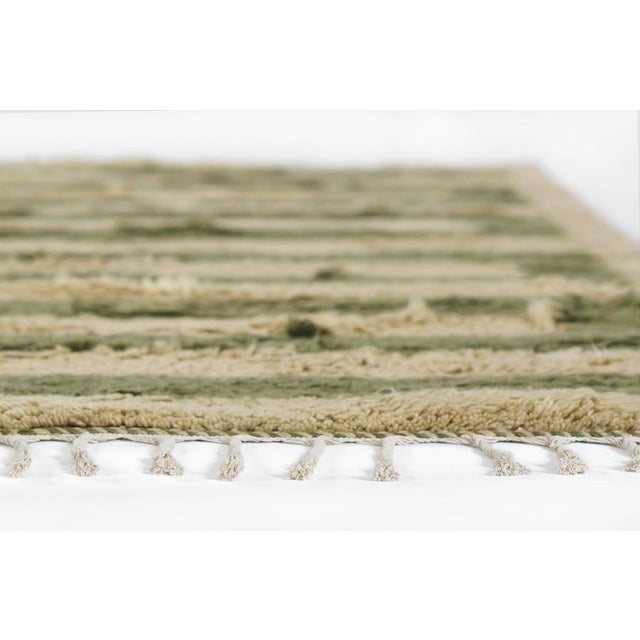 Green Momeni Neo Green Hand Woven Area Rug 5' X 8' For Sale - Image 8 of 9