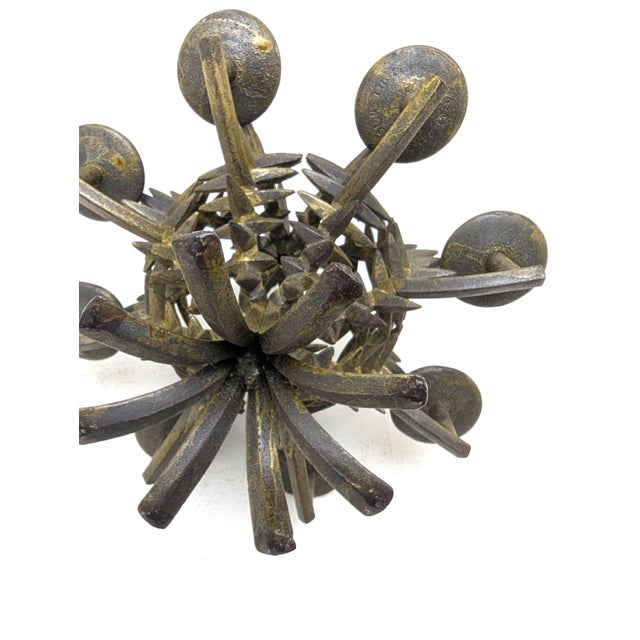 Candlestick Pineapple in Cast Iron by Jens H. Quistgaard for IHQ Danish Designs Ltd., Denmark, 1960 For Sale - Image 9 of 11