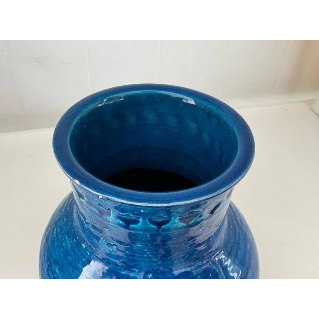 Ceramic Italian Glazed Ceramic Vase by Aldo Londi for Bitossi, 1960s For Sale - Image 7 of 10