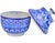 Early 20th Century Handcrafted Blue Moorish-Patterned Ceramic Art Vase For Sale - Image 10 of 13