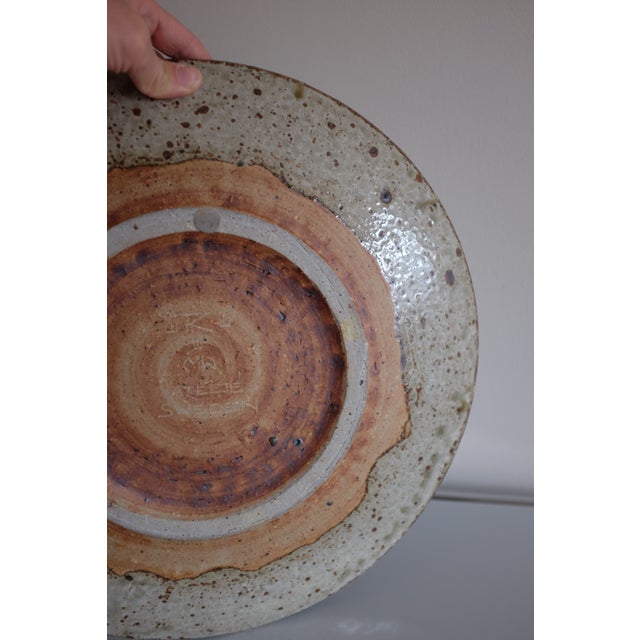 White Large Hand-Thrown Dish by Marianne Westman For Sale - Image 8 of 8