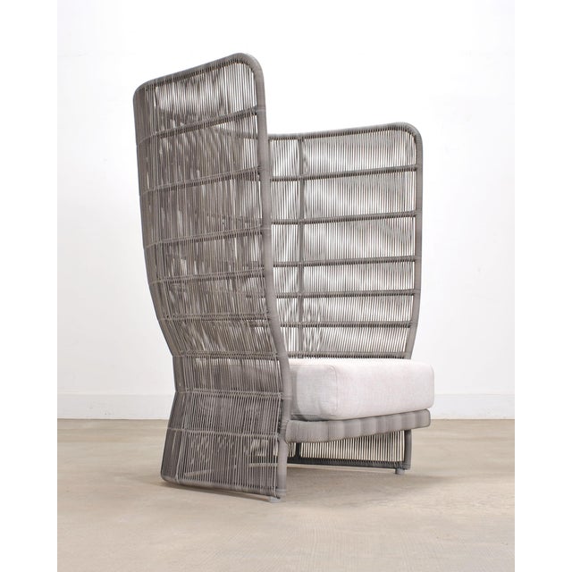 2000 - 2009 Patricia Urquiola for B&b Italia Canasta '13 High-Back Armchair For Sale - Image 5 of 18