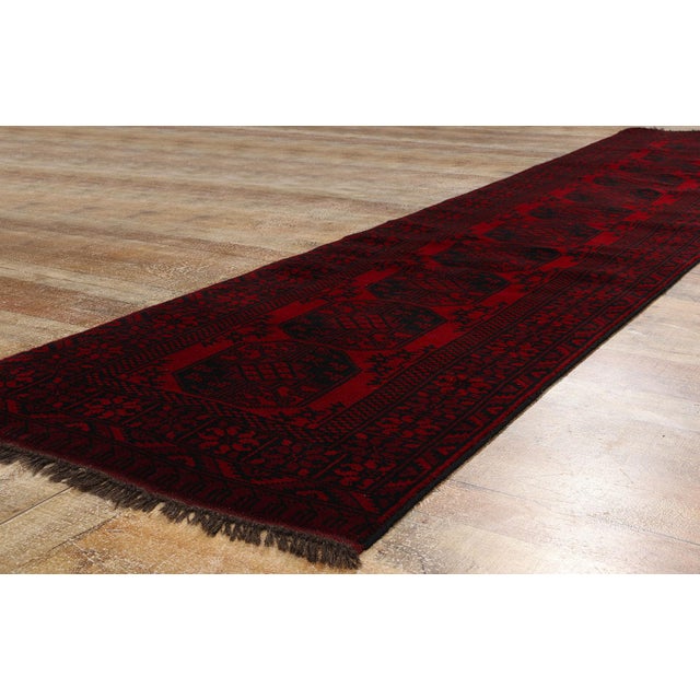 Textile Vintage Persian Turkoman Rug Runner - 02'09 X 12'10 For Sale - Image 7 of 9