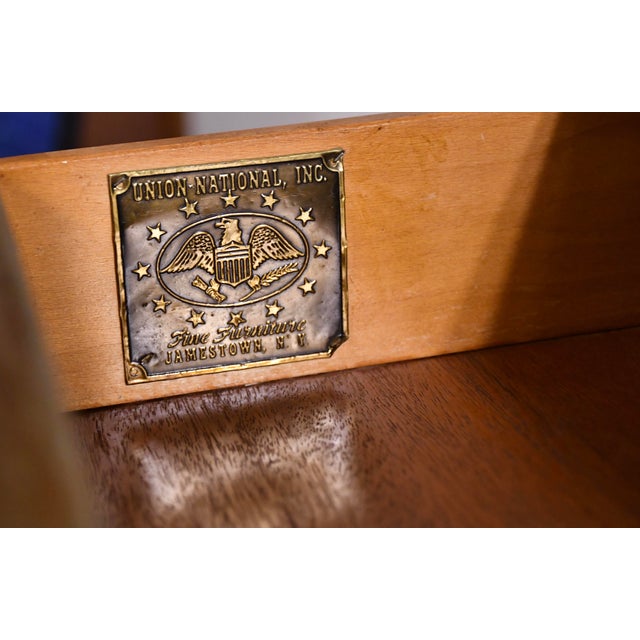 1940 French Style Gold Leaf Fruit Wood Nightstands Bedside Tables For Sale - Image 18 of 18