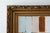 Wood Large Original Framed Abstract Painting in Antique Gold Gilt Frame For Sale - Image 7 of 14