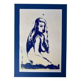Flor Hermans, Untitled, 1960s, Signed Screen Print, Framed For Sale