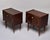Auburn Mid-Century Walnut Nightstands With Brass Inlay -Pair For Sale - Image 8 of 11