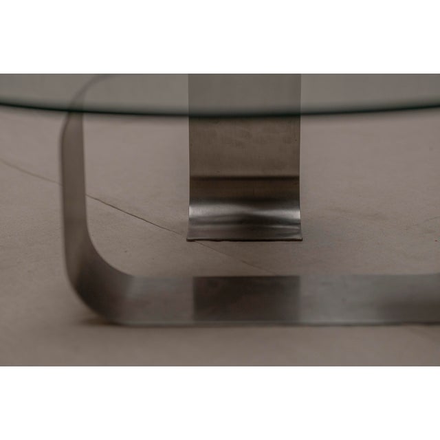 Vintage French Coffee Table by Francois Monnet, 1970s For Sale - Image 9 of 13